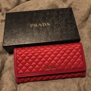 NEW Prada Quilted Wallet
